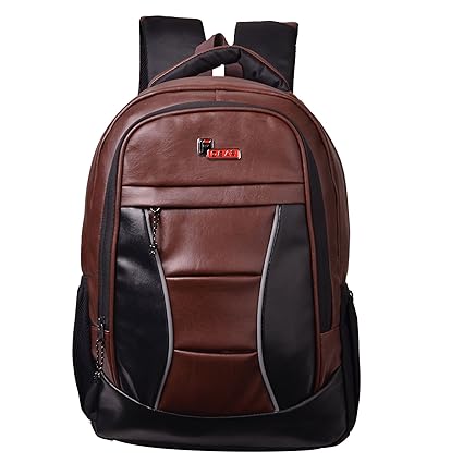 F Gear President Lite Brown 25 Liter Laptop Backpack