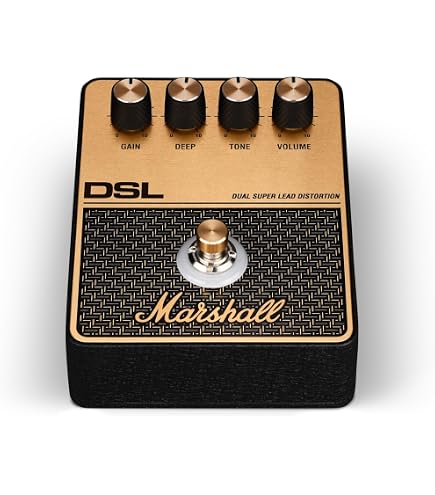 Amazon.com: Marshall JCM900 Overdrive/Distortion Pedal - Black and