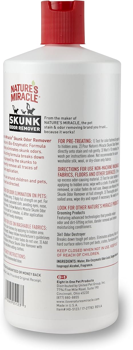 nature's miracle de skunk