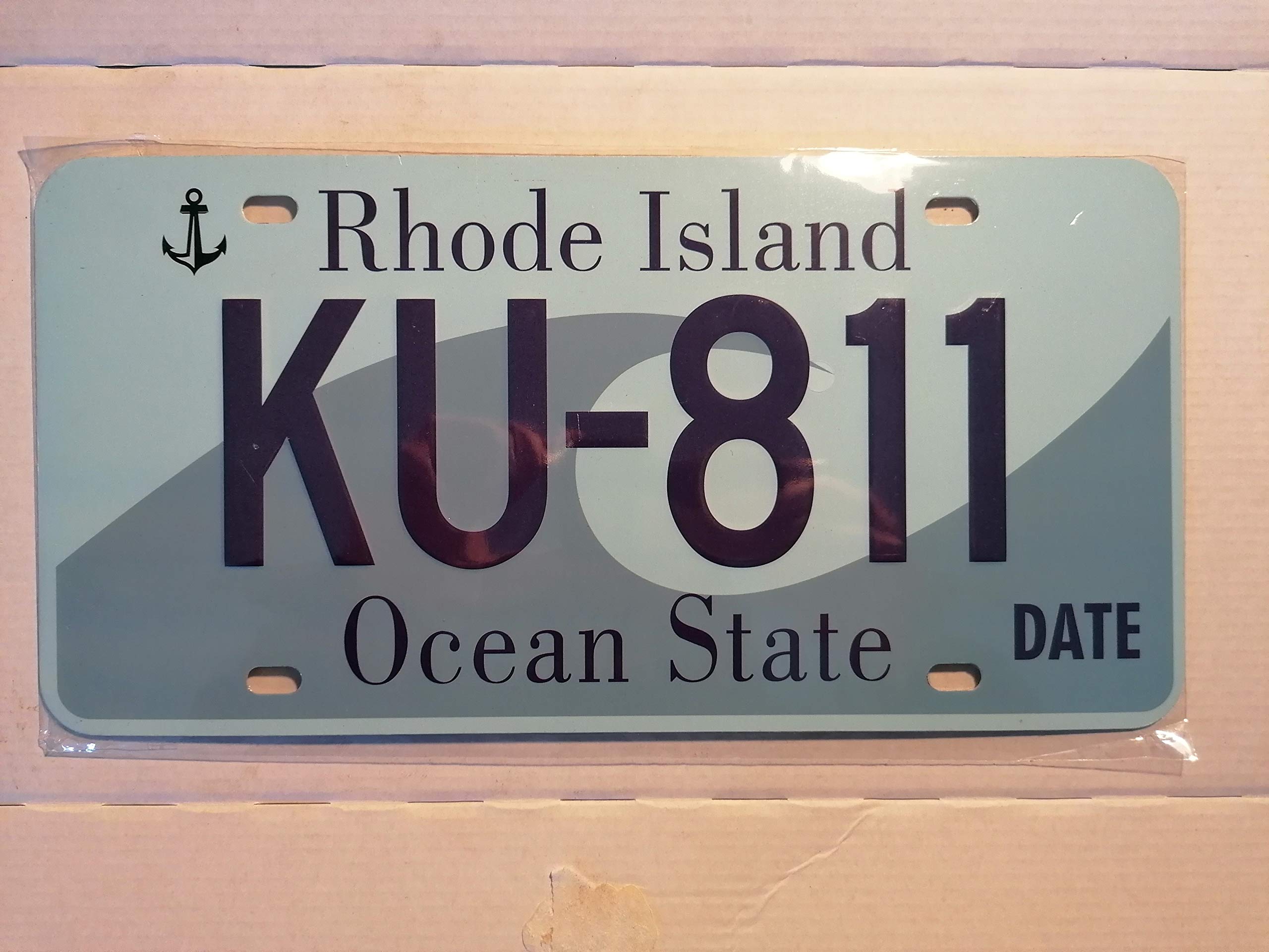 American USA License Plate - Rhode Island, Ocean State