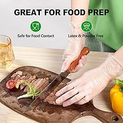 SWIFTLITE Disposable Vinyl Gloves, Food