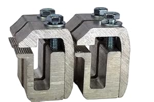 GCi STRONGER BY DESIGN G-30 Clamp for Truck Cap/Camper Shell (Set of 4). Made in USA with 6000 Series Structural Aluminum to Ensure Quality and Strength. For Mounting Caps, Camper Shells, Toppers.