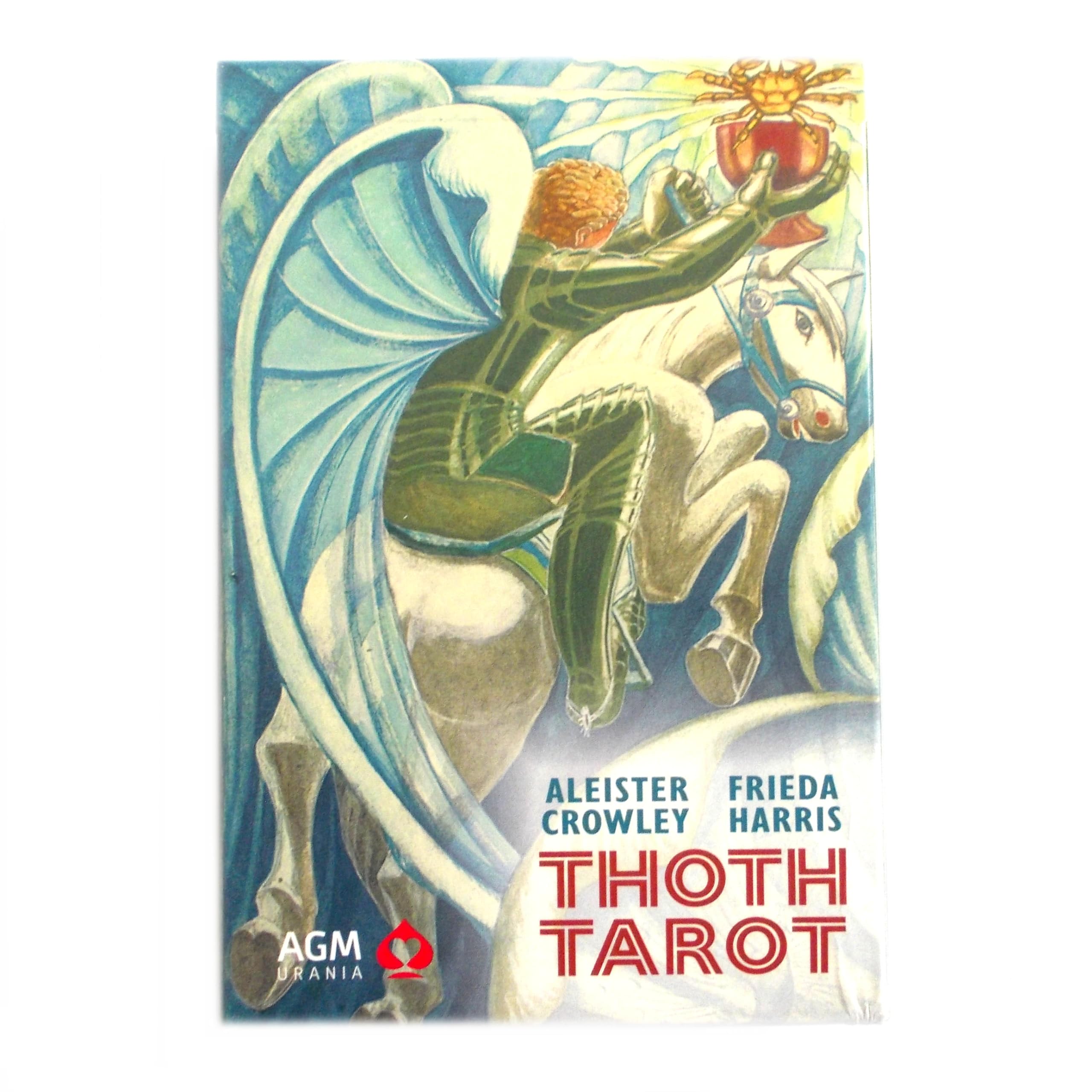Green Cross Toad Aleister Crowley Thoth Tarot 78 Cards Deck - De Luxe - Standard - Pocket (De Luxe)