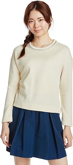 Amazon ナチュラルビューティーベーシック カットソー 017 レディース オフ 日本 M 日本サイズm相当 Tシャツ カットソー 通販