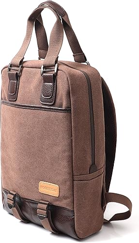Amazon キャンバストートリュック 2way 帆布 Bz1210 Coffee Woodybelly タウンリュック ビジネス リュック