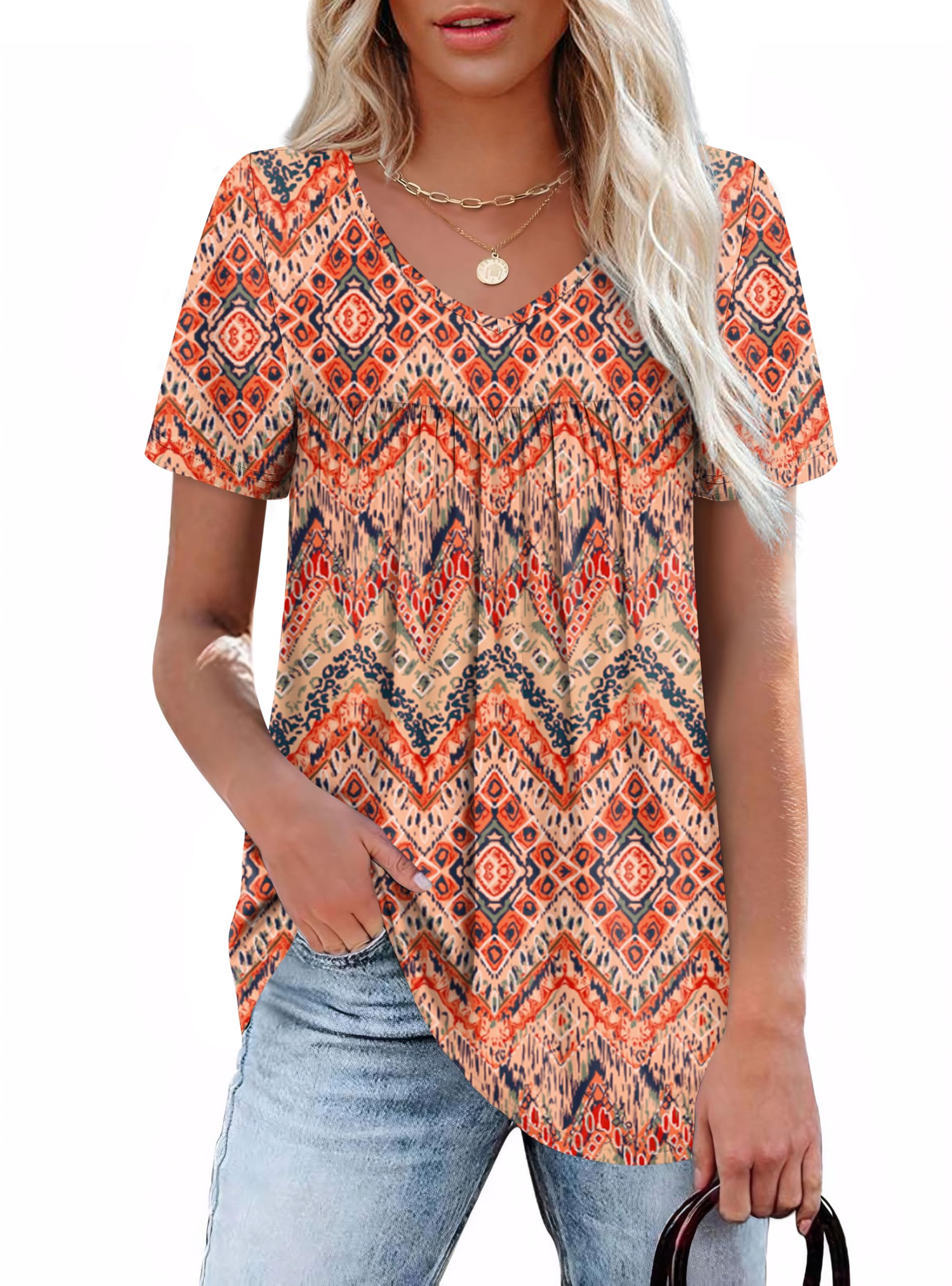 Maternity Shirts Womens Short Sleeve Tops 2025