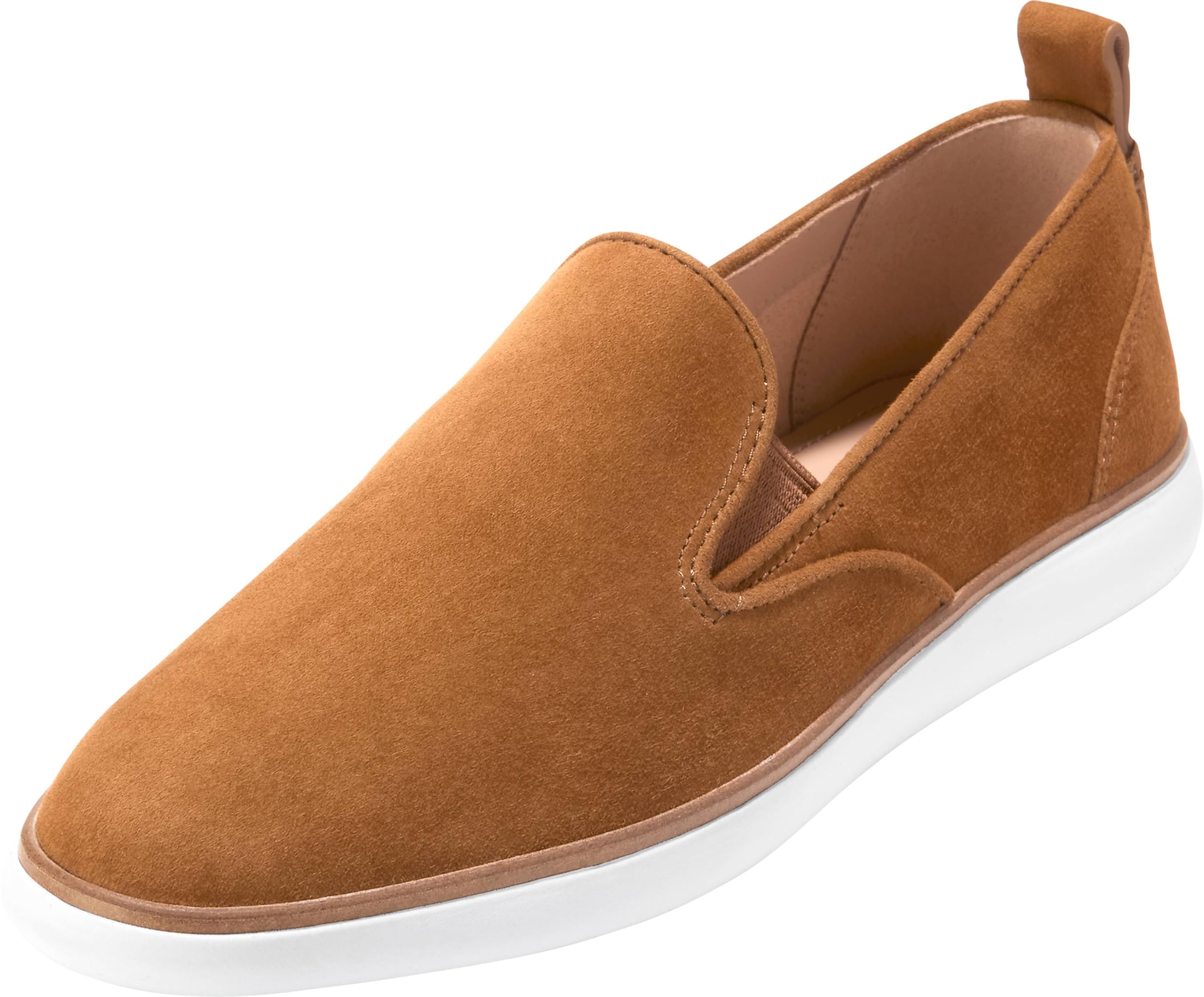 Cole Haan Women’s Grand Ambition 2.0 Galena Loafers, Tobacco Suede, 6-B US