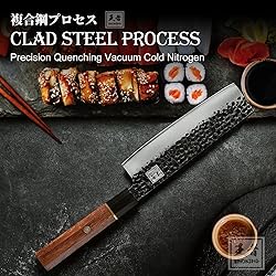 ENOKING Japanese Nakiri Chef Knife 7