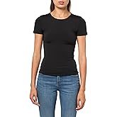 Armani Exchange Women's Basic Jersey Top, Black, X-Large