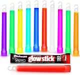 Glowhouse 6 Inch Glow Sticks Party Pack 25 Mixed Lanyards UK Brand view 3
