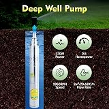 24V 370W Submersible Deep Well Pump Solar Water Pump Irrigation view 3