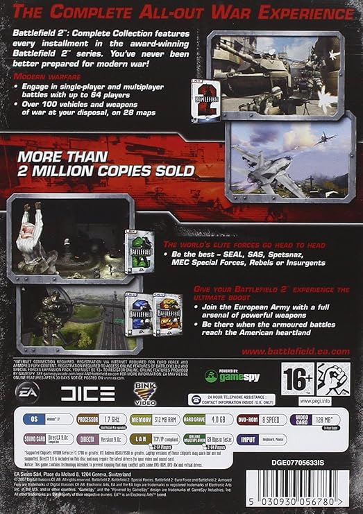 Battlefield 2 The Complete Collection Pc Dvd Import Anglais Amazon Fr Jeux Video