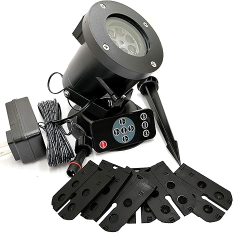 luces decorativas proyector de interior y exterior con 12 tarjetas intercambiables y manejo a control remoto discos 14 de febrero dia del amor y