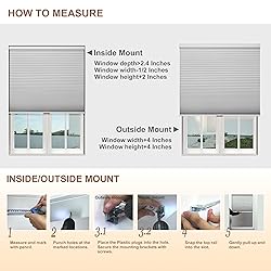 Boolegon Blackout Cellular Shades Cordless Pull