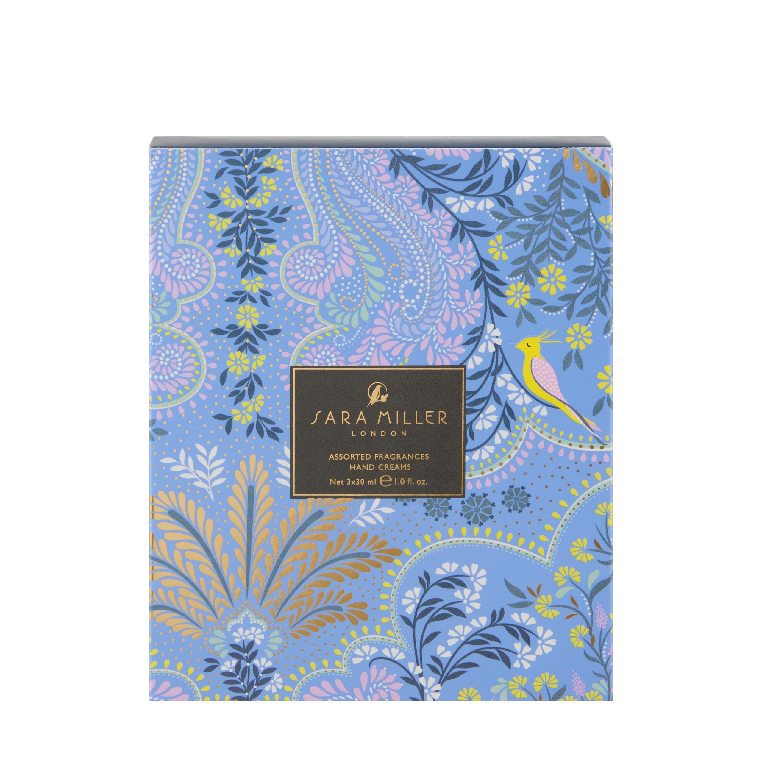 Sara Miller London Hand Cream 3x 30ml, Exotic Fragrances, Moisturiser, Shea Butter, Mini Pocket Cream, Travel Size, Vegan and Cruelty Friendly, Beauty Gift For Her