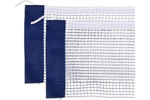 PATIKIL Table Tennis Net Replacement, 2 Pack Ping Pong Net String Tension Equipment Accessories PE for Indoor Outdoor, Blue