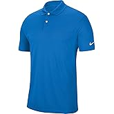 Nike New Dri-Fit Victory Solid Golf Polo Photo Blue/White Mens 3X-Large