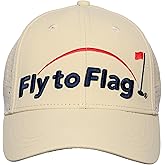 ¡That´s What Golf it´s All About! Premium Beige Golf Cap Vent, 3D Embroidered Logo, one Size fits All, Breathable Fabric, Absorbent Band.