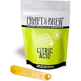 Craft A Brew - Citric Acid - Food Grade - For At Home Brewing - For Wines, Meads &amp; Hard Ciders - Enhances Fruit-Forward Flavors &amp; Sharpens Acidity - Add After Fermentation is Complete - 4 oz Package