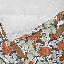 Ambesonne Earth Tones Throw Blanket, Neutral Autumn