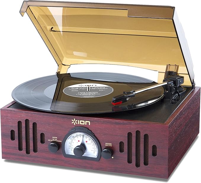 ION Audio Trio LP Retro 3-in-1 Music Centre with Vinyl: Amazon.co.uk ...