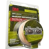 3M 39045 Headlight Renewal Kit with Protectant
