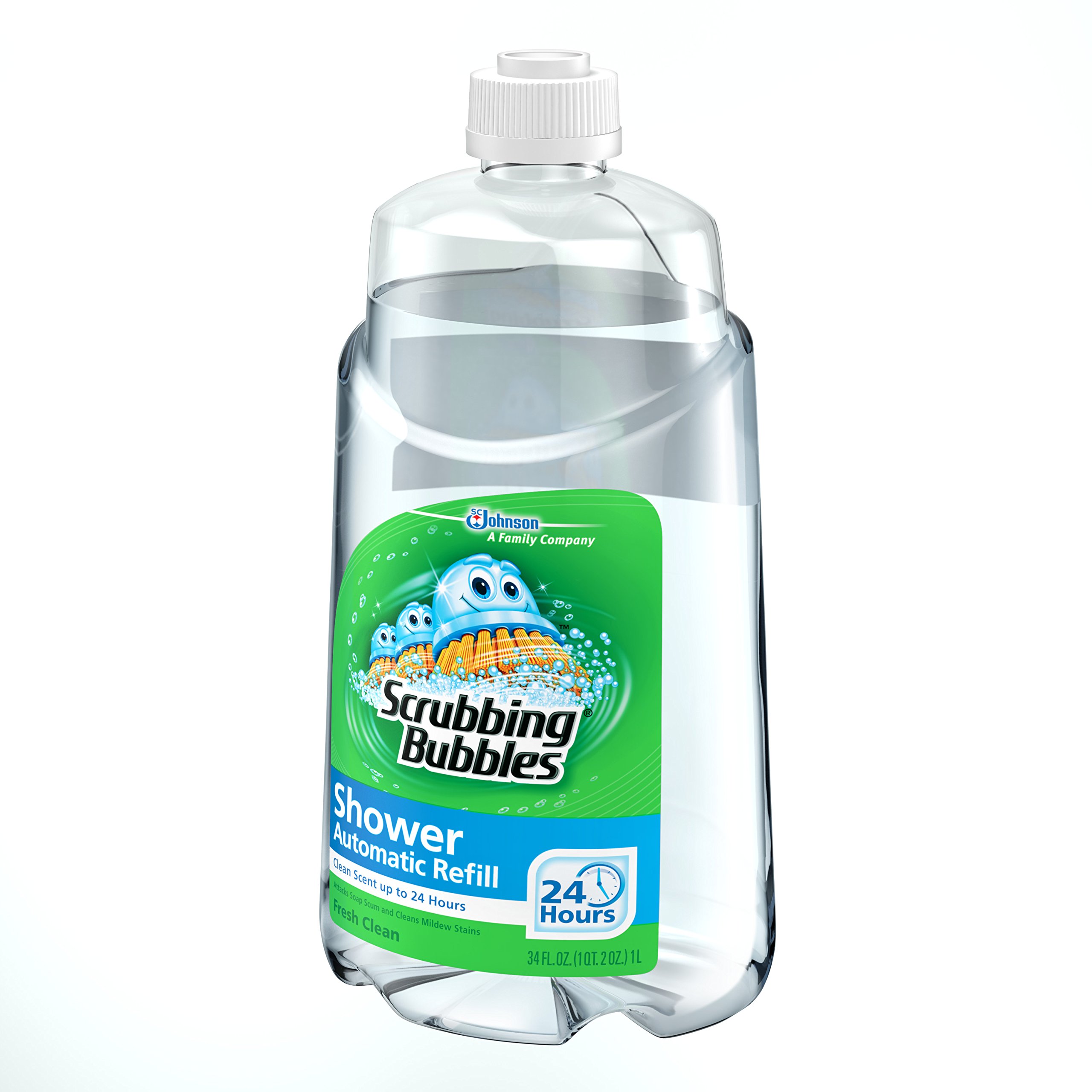 Scrubbing Bubbles Auto Shower Cleaner, Fresh Scent Refills (Pack of 6
