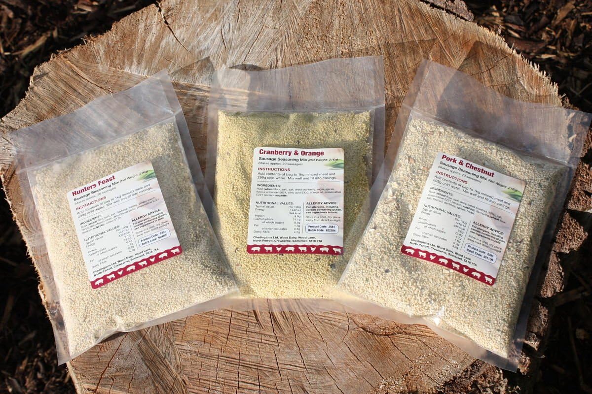 Winter Feast Sausage Seasoning Selection (3 X 216G - Makes 60 Sausages)