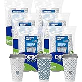 Dixie To Go Large Paper Coffee Cups With Lids, 16 Oz, 132 Count, Disposable Cups For On-The-Go Hot Beverages
