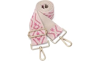GINJKGO Purse Straps Replacement Crossbody - Adjustable Bag Strap for Purses, Wide Shoulder Strap for Women Guitar Purses