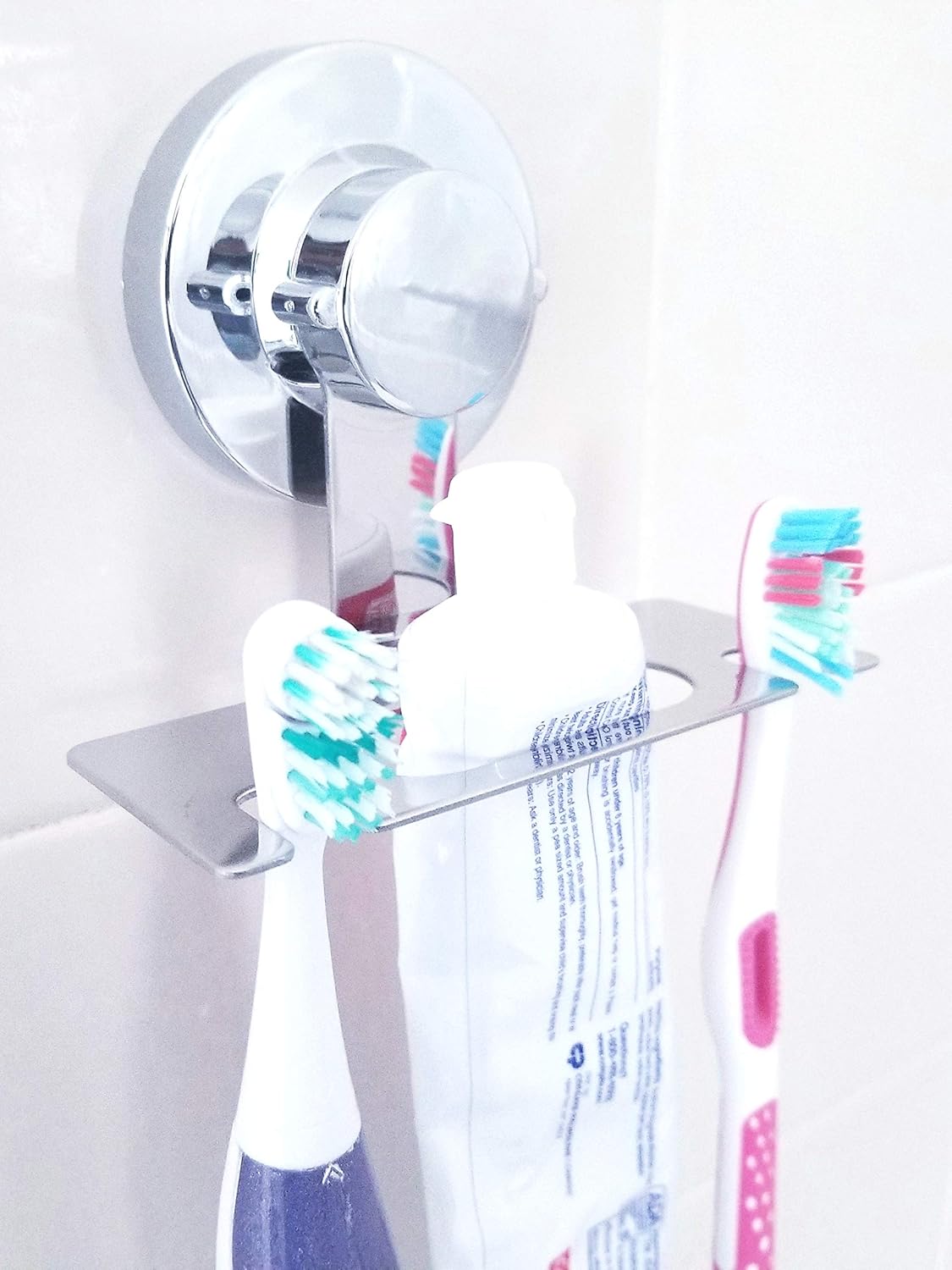 SIMPLELIFE Toothbrush Holder Suction Cup, Mirror, Tile, Wall Toothbrush