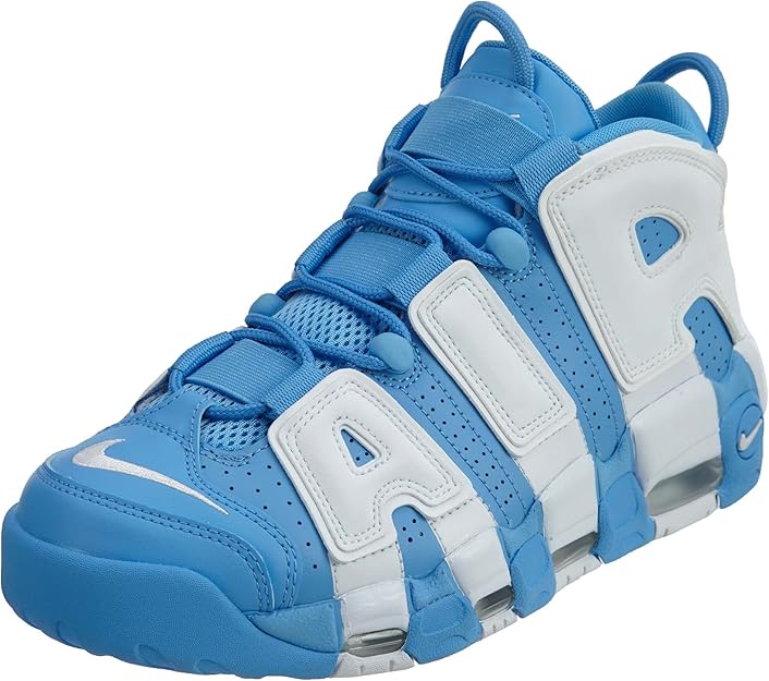 nike uptempo celeste