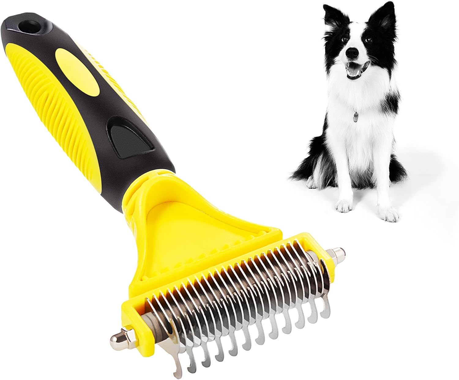 Fellwunder Bürste Für Hunde & Katzen - Entfernt Unterwolle Schonend