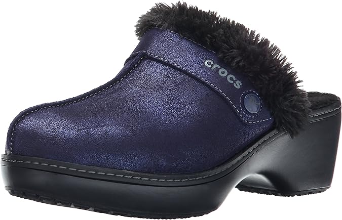 suede crocs clogs
