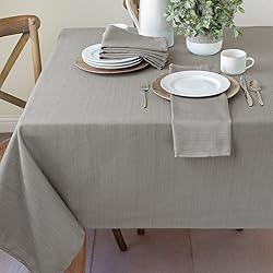 Benson Mills Textured Fabric Table Cloth, for