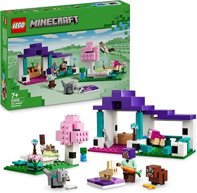LEGO Minecraft The Animal Sanctuary 21253 Building Toy with Animals & Baby