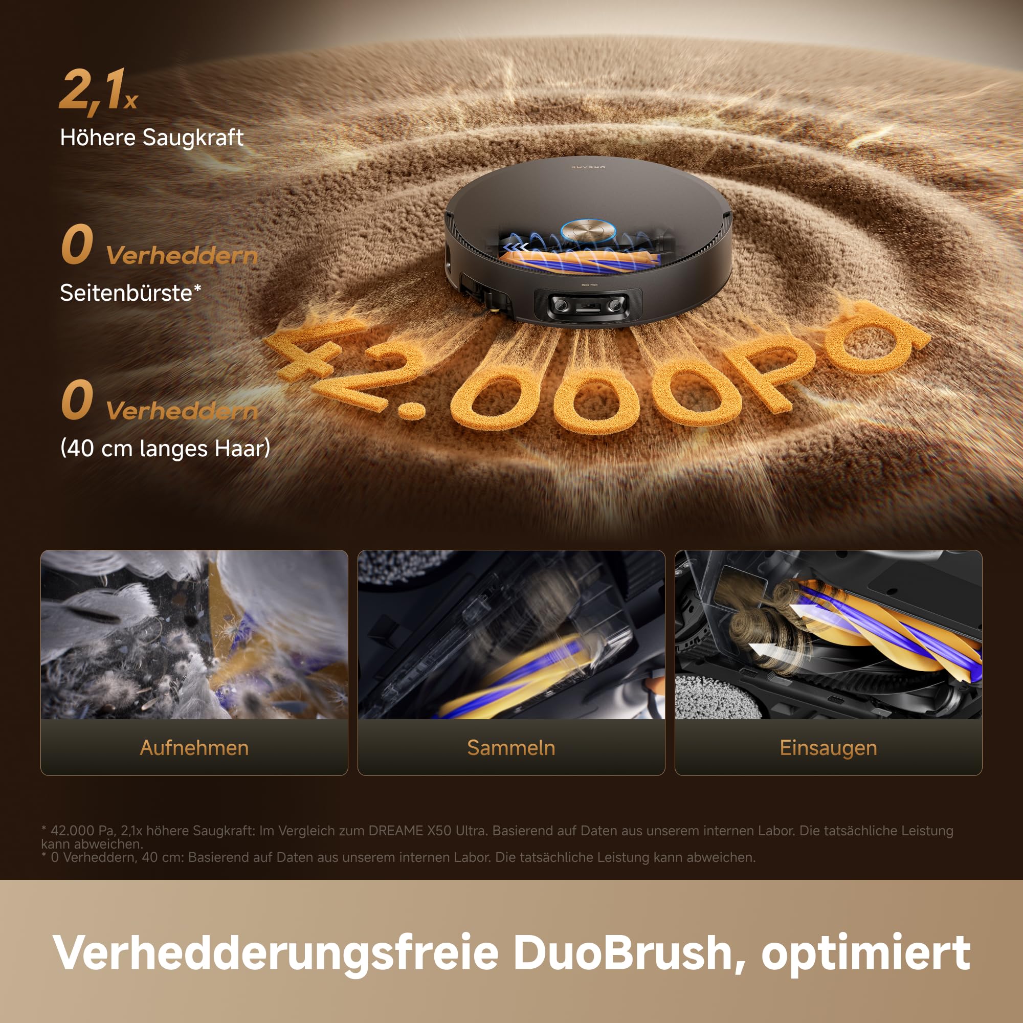 dreame X60 Pro Ultra Complete Saugroboter mit UltraExtend-Armen,42.000Pa 7