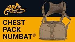 Sac De Poitrine Helikon-Tex Numbat - Bushcraft & Outdoor - Gris Ombré - Léger & Fonctionnel