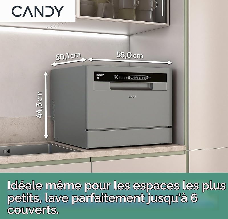 Lave-vaisselle 60cm 6couverts 51db - CP6E51LS