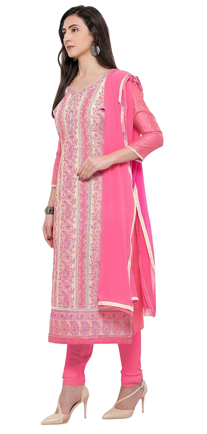 rajnandini women's chanderi embroidered dress material (joplmf4007_pink_free size)