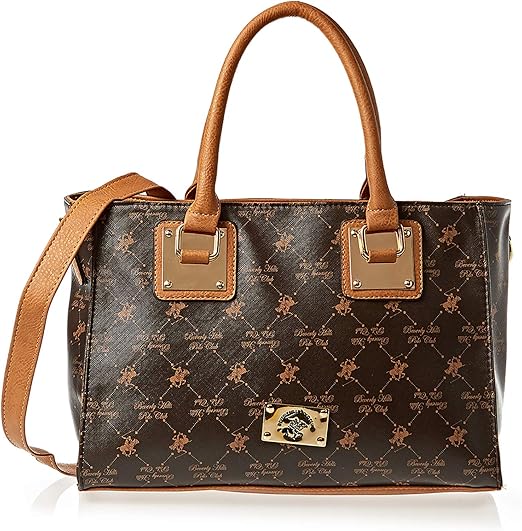 Beverly Hills Polo Club BHVa9647 Satchel Bag for Women Leather, Brown BHVA9647 Buy Online at
