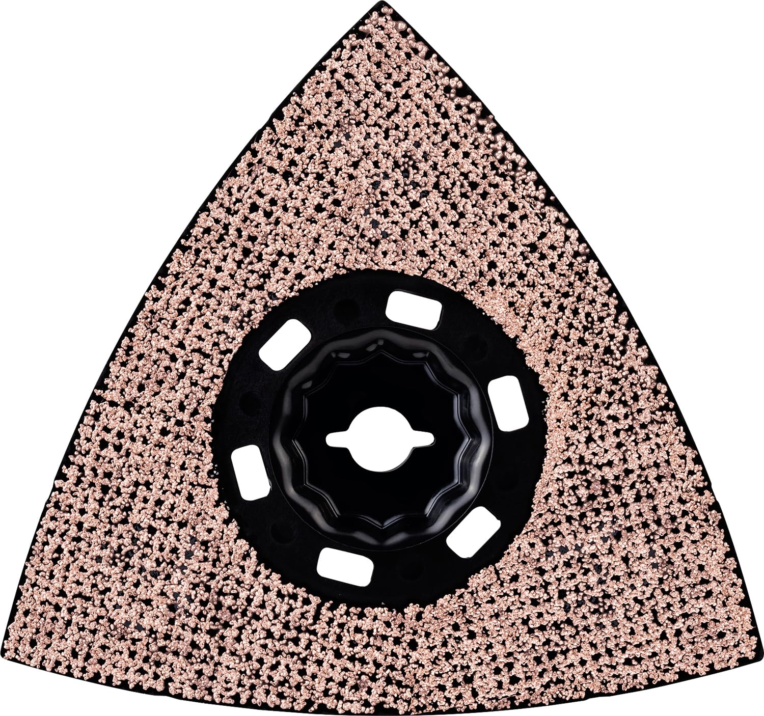 Bosch 1x Expert MAVZ 116 RT6 Sanding Plates (for Fibre Plastics GFK, CFK, Paint on Wood, Ø 116 mm, Grit 60, Professional Accessory Multitool)