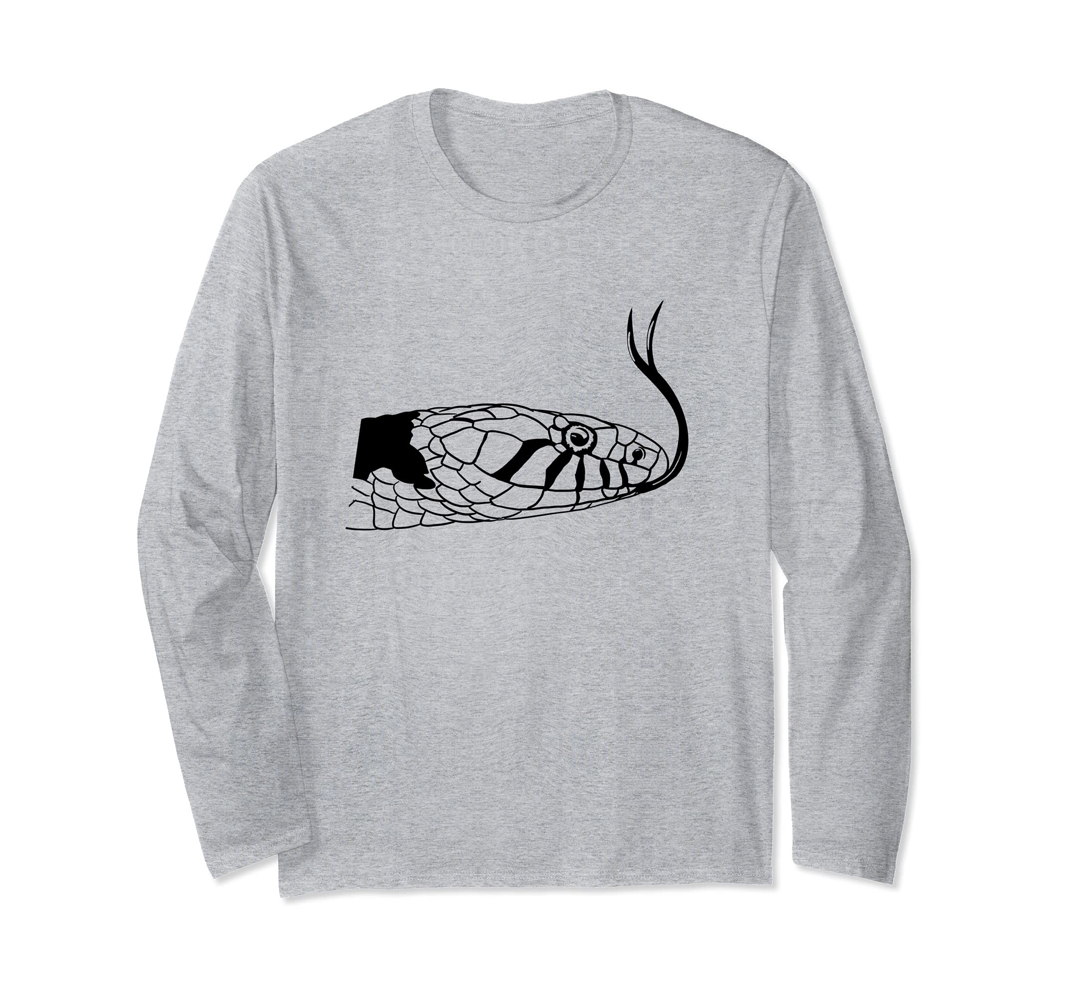 Grass Snake Reptile Top Ringed Snake Long Sleeve T-Shirt