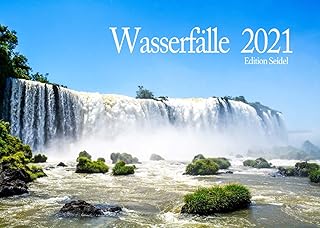 Edition Seidel Wasserfälle Premium Kalender 2021 DIN A3 Wandkalender Natur Wald Wandern