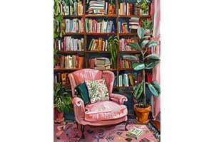 ARPADAMO Diamond Art Kits for Adults,5D Books Diamond Painting DIY Vintage Boho Diamond Art Diamond Painting Kits for Adult,Round Full Drill Diamonds, Diamond Art Kits for Home Decor-12x16inch