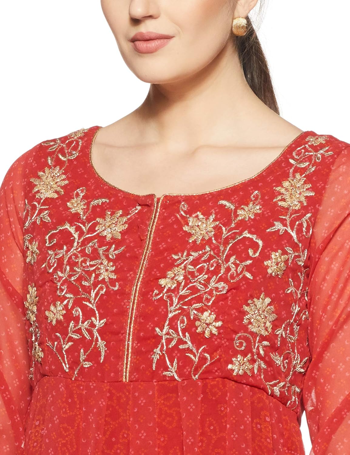 biba women's anarkali salwar suit