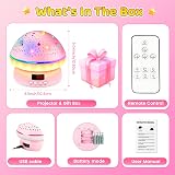 DQMOON Star Projector Night Light for Kids, Timer & Remote Control, 360° view 8