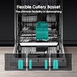 Hisense Freestanding Dishwasher HS622E90WUK 85cm White 13 Place ECO view 5