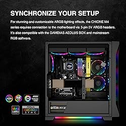 GAMDIAS 360mm CPU Liquid Cooler AIO w/ 2.1" Display
