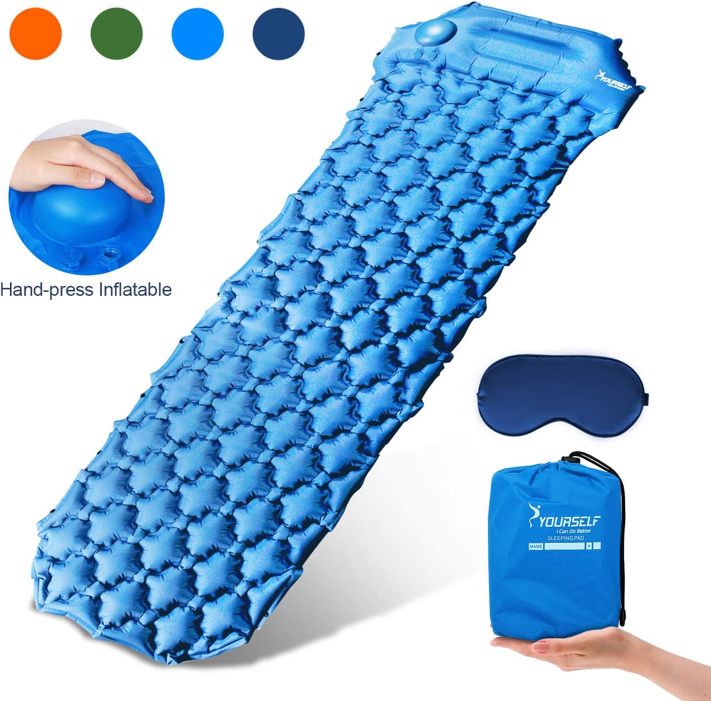 compact self inflating mat